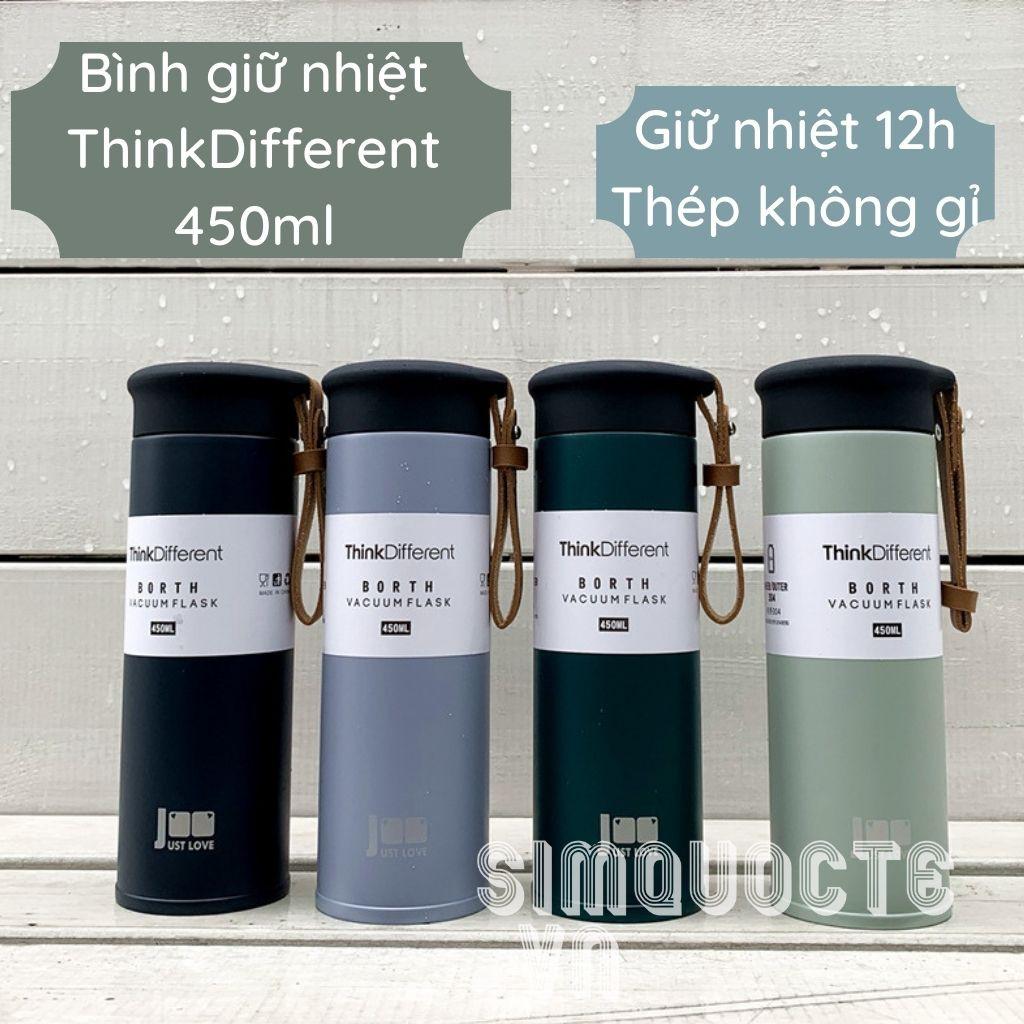 Bình Giữ Nhiệt Phong Cách Nhật Bản - Think Different 450ml