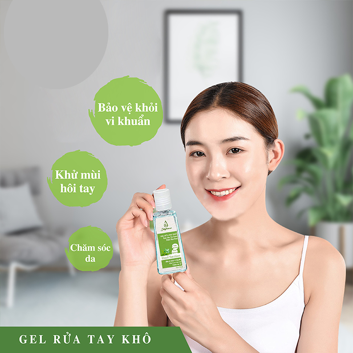 Gel rửa tay khô Nha đam hương tinh dầu Bưởi Chùm 80ml JULYHOUSE công dụng khử khuẩn khử mùi bảo vệ da tay, giúp mềm mịn da với hương tinh dầu thư giãn tốt cho tiêu hóa hàng chính hãng xuất xứ việt nam