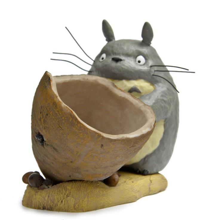 Mô hình Totoro cao 18cm cho các bạn làm lọ hoa, trang trí tiểu cảnh, terrarium, DIY