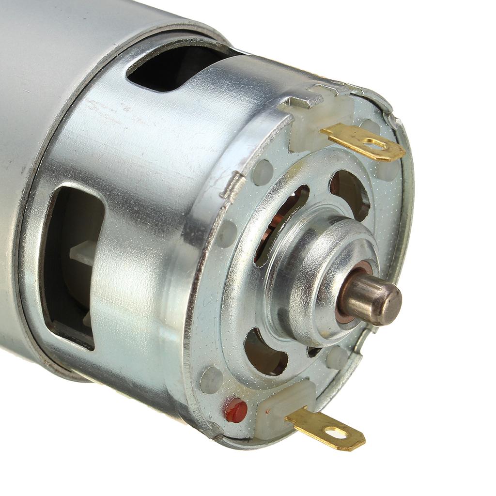 DC12V-36V 0.16A 3500-9000 VÒNG/PHÚT Mô-men Xoắn Cao Kim Loại Mini Tắt Tiếng Bàn Chải Động Cơ DC DIY