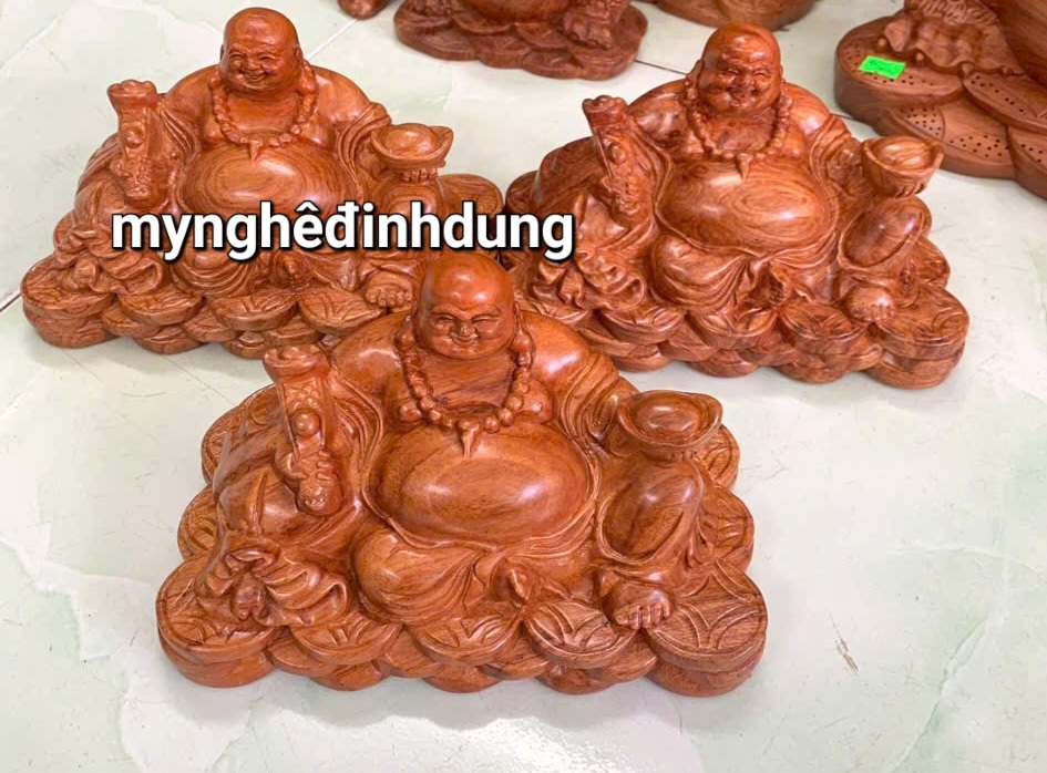 Tượng phật di lặc để bàn học bàn làm việc 20x11x12cm