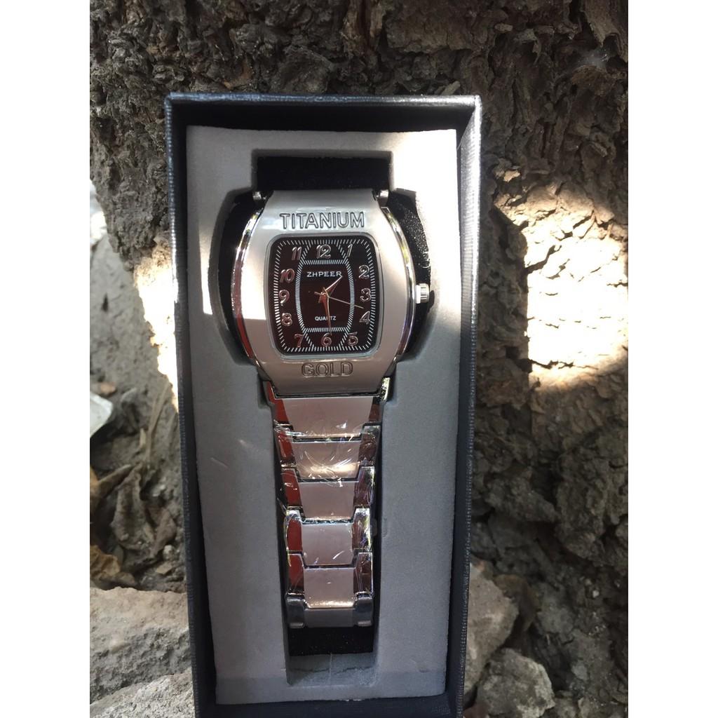 Đồng hồ nam titanium sang trọng siêu bền ( full box )