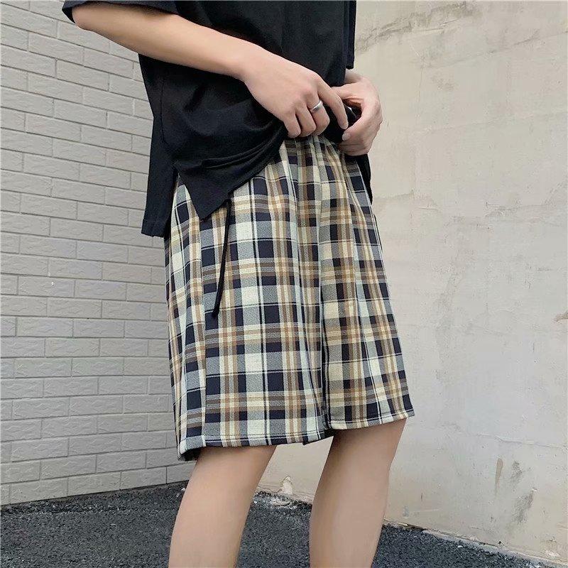 Quần Short Nam Sọc Ca Rô Năng Động