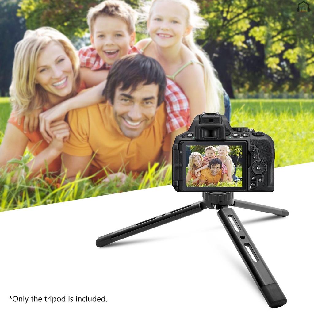 Giá đỡ ba chân mini bằng hợp kim nhôm kèm ốc vít 1/4 inch cho máy ảnh DSLR ILDC
