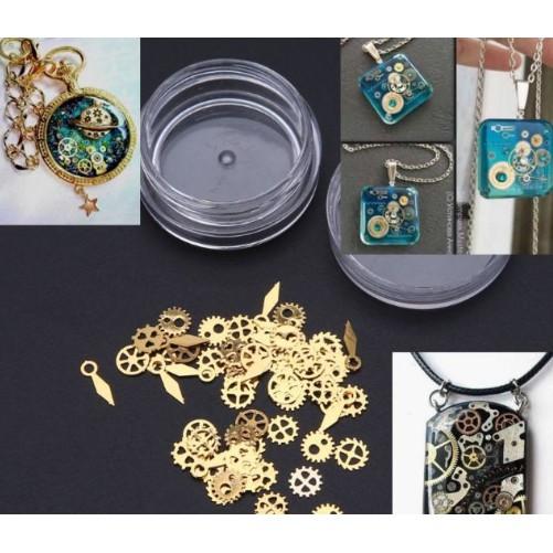 Hộp Bánh Răng Mini 4-6mm Trang Trí Thủ Công, Trang Trí Nail - Trường Thịnh Sài Gòn