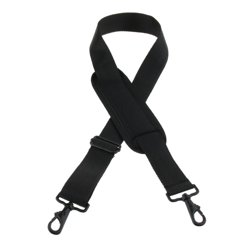 2pcs Acoustic Electric Guitar Bass Case Bag Adjustable Shoulder Strap Belt