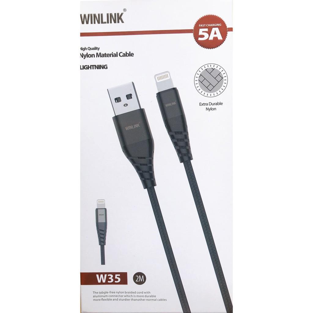 DÂY CÁP SẠC WINLINK CHO IPHONE (DÀI 2M-WL35) - Hàng chính hãng