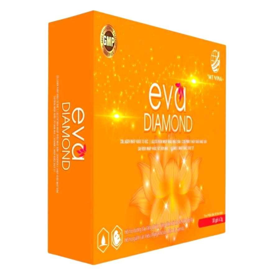Eva Diamond Thải Độc Đẹp Da cân bằng nội tiết giảm tình trạng nóng trong bốc hỏa khô sạm