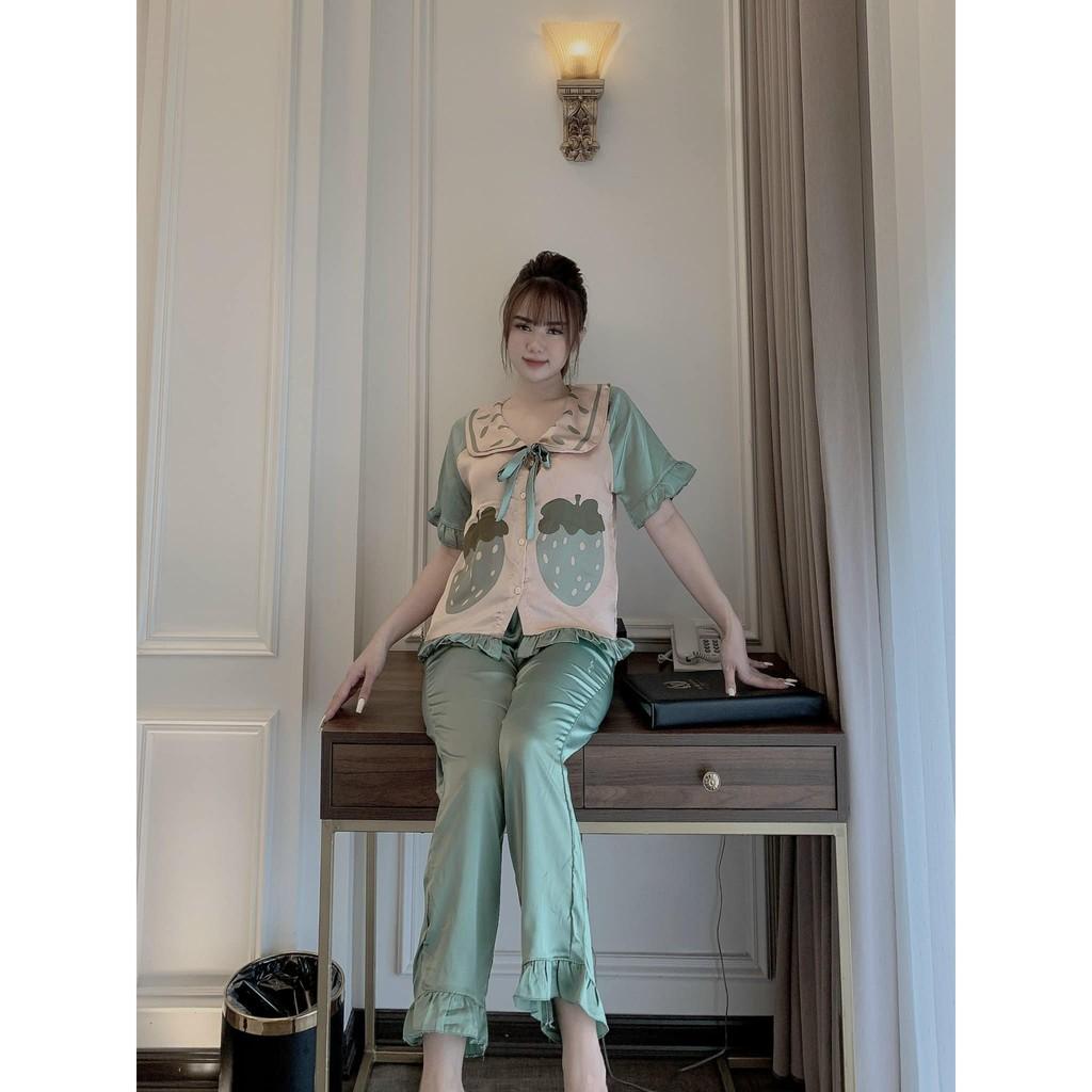 đố bộ pijama satin cao cấp size tu 40 đến 60 ki