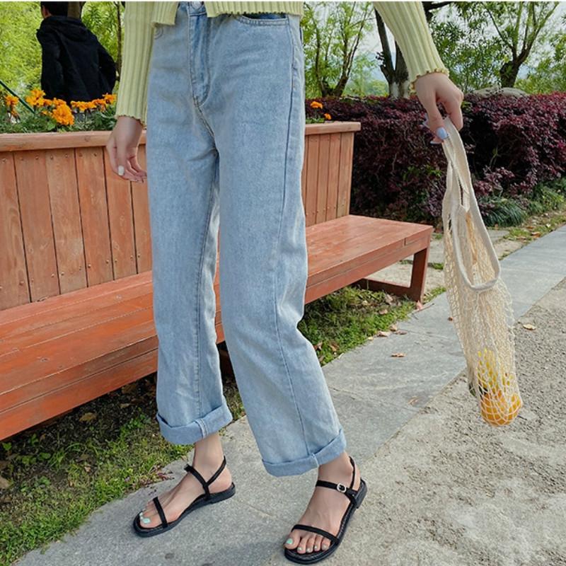 Giày sandal đế bằng hở ngón xinh xắn thời trang cho nữ