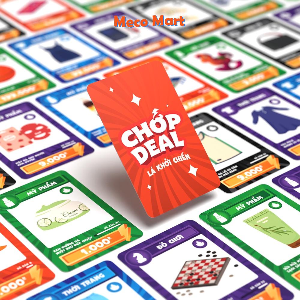 Game CHỚP DEAL Boardgame Săn deal ngon nhanh như chớp!, Party Game Thẻ Bài Chớp Deal Cực Hot, MecoMart