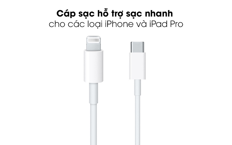 Dây sạc, cáp sạc nhanh Type C - Lightning cao cấp cho iphone