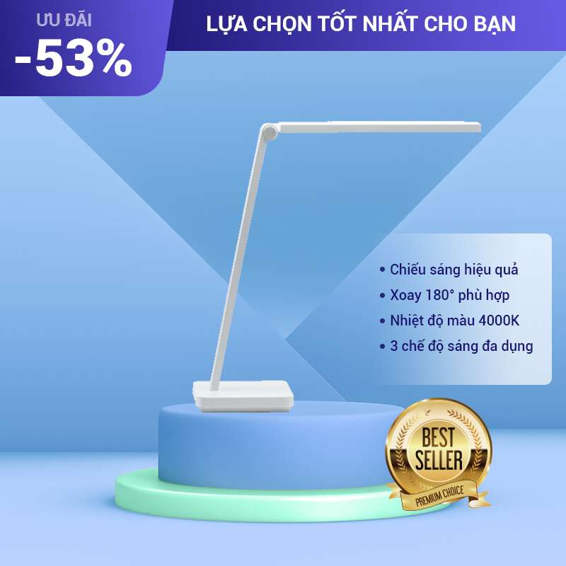 Đèn Bàn Xoay Đa Góc Với Thiết Kế Tối Giản, Chiếu Sáng Tốt, Xoay Đa Góc, Dễ Sử Dụng