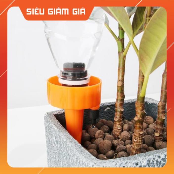 Set 12 que cắm tưới cây nhỏ giọt (gắn chai coca, pepsi, dễ dàng điều chỉnh lượng nước tưới cây cảnh) 206801