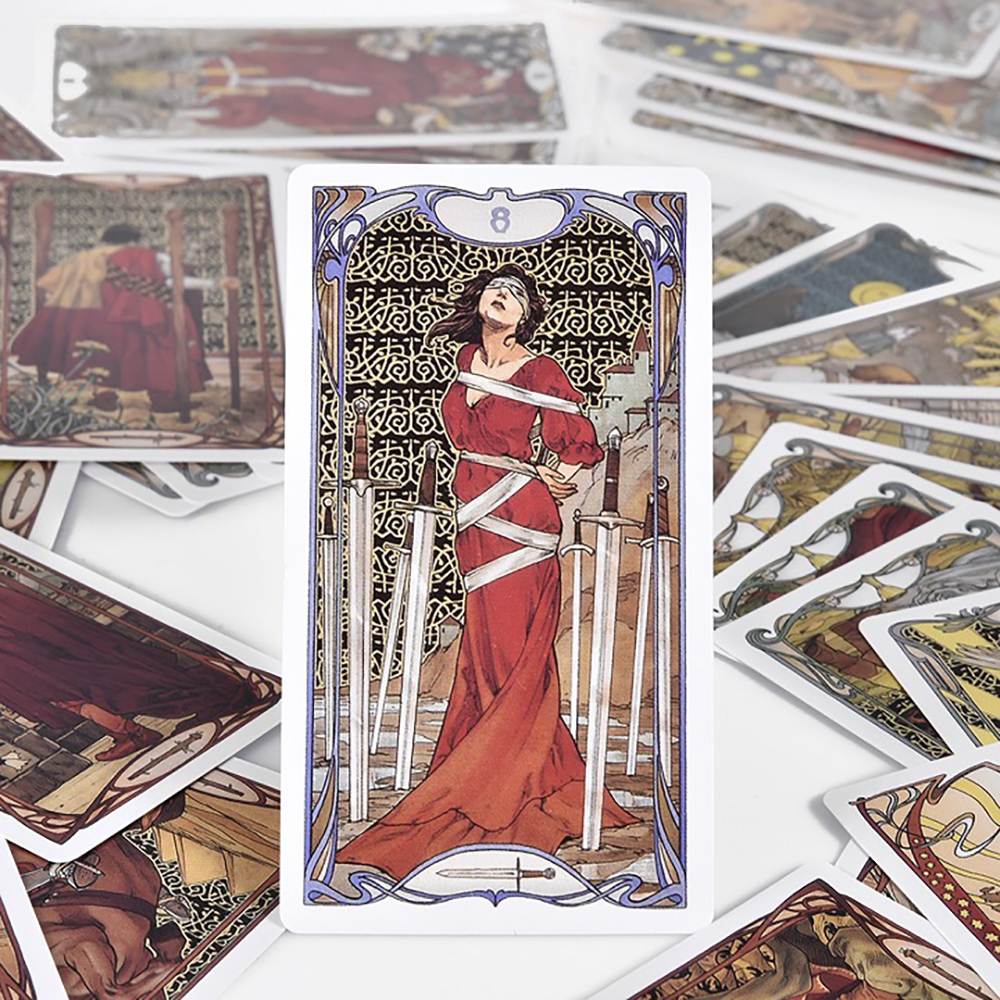 Bài Tarot Golden Art Noveau Tarot  Đá Thanh Tẩy