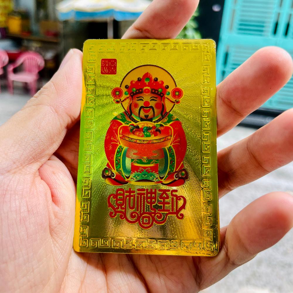 KIM BÀI THẦN TÀI KHAI LỘC bỏ bóp ví Thần Tài đến khai vận mở cung Tài Lộc