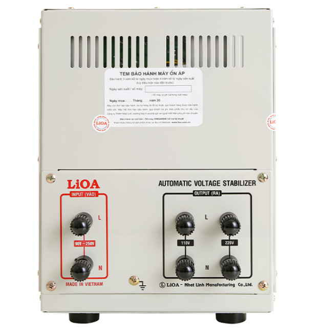 Ổn áp 1 pha LiOA DRI-5000 II