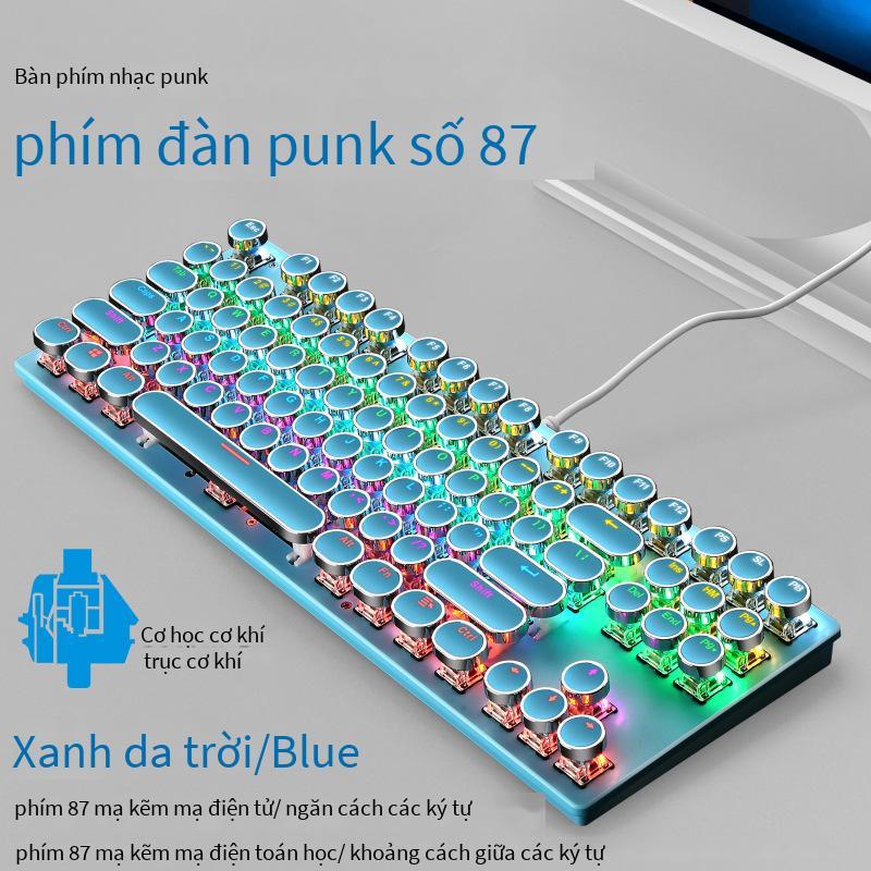 Đặc Biệt 87 Phím Thật Cơ Xanh Trục Có Dây Trò Chơi Văn Phòng Máy Tính Bàn Phím Cơ Bàn Phím