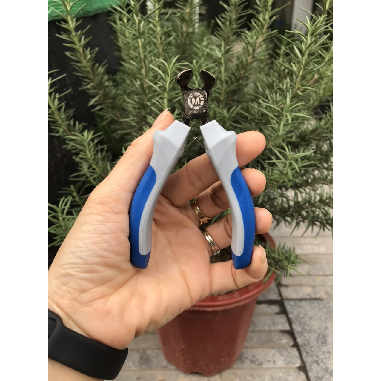 Kìm cắt mũi bằng mini 110mm chính hãng Cmart B0182-110