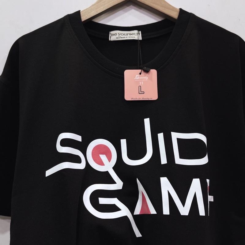 Áo thun SQUID GAME tay ngắn Be Yourself unisex size M L XL - SQUID GAME TRÒ CHƠI CON MỰC