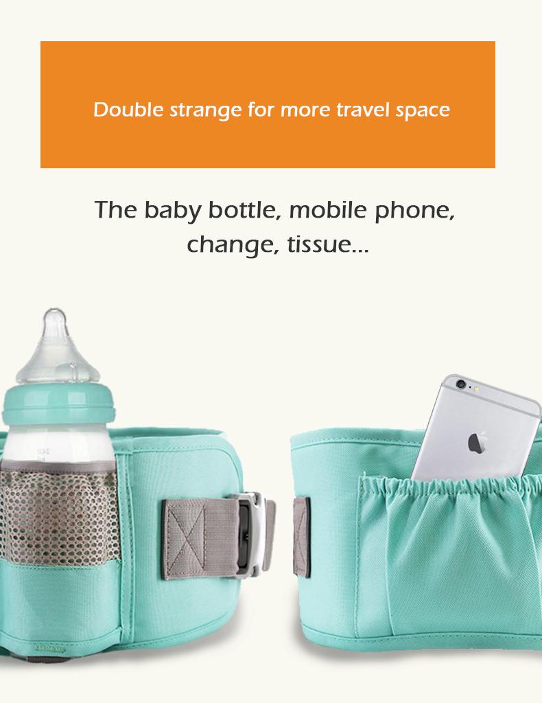 TYRY. Hồ Công Thái Học Cho Bé Trẻ Sơ Sinh Hipseat Carrier Kangaroo Túi Hipseat Mặt Trước Cho Bé Giá Đỡ Bé Eo Tàu Sân Bay