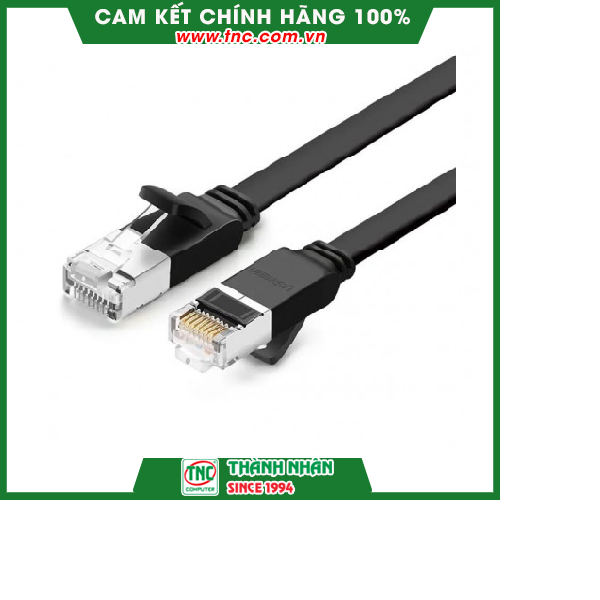 Cáp mạng bấm sẵn Ugreen 50185 CAT6 UTP 24AWG dẹp dài 2M-Hàng chính hãng