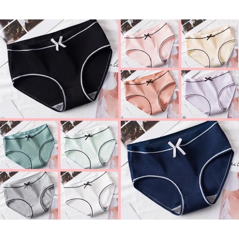 Set 10 Quần lót hàng Quảng Châu Vải cotton mềm mịn thoát khí