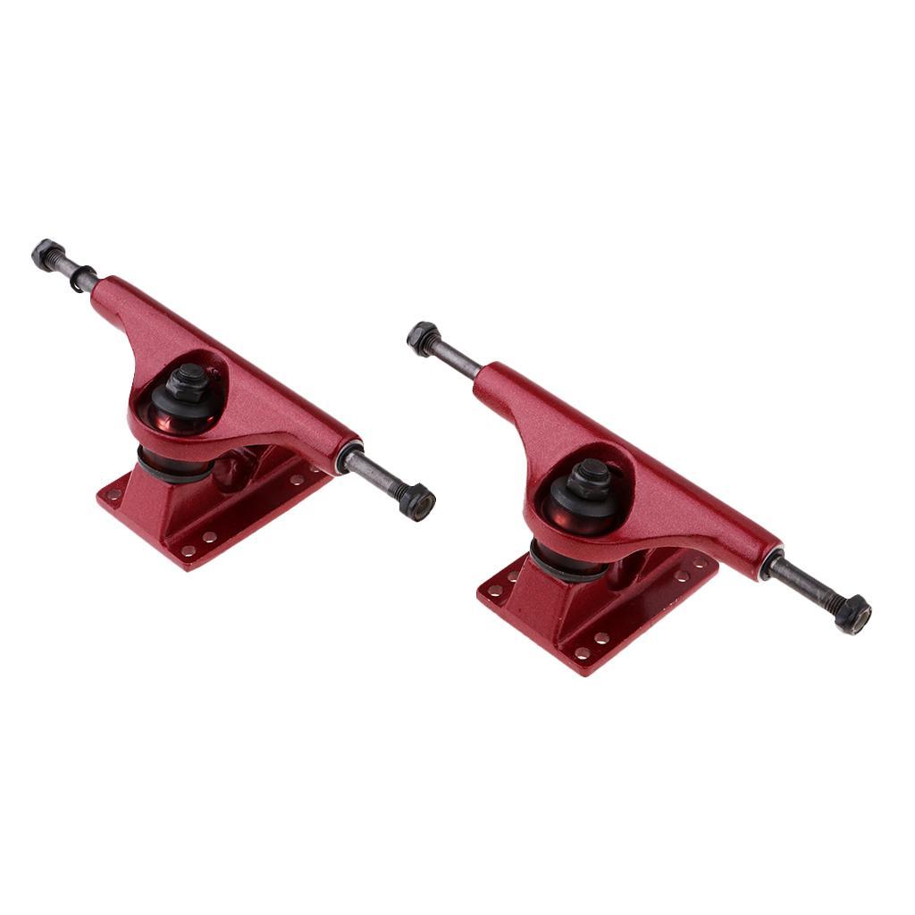 5 inch Aluminium Alloy Longboard Skateboard Trucks Impact Resistance