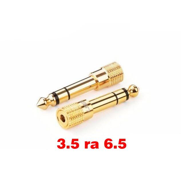 Đầu Jack chuyển đổi âm thanh từ cổng 6.35mm (6ly) sang 3.5mm (3.5ly) Stereo