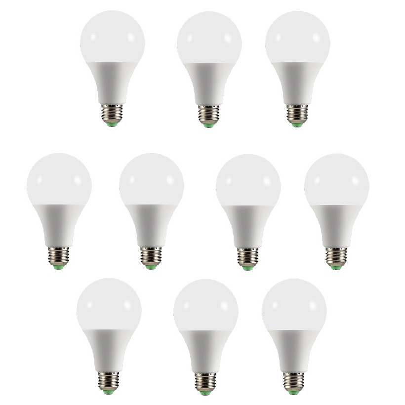 Bộ 10 bóng đèn led búp 18w siêu sáng.