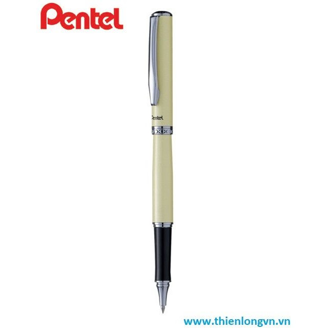 Bút ký cao cấp Pentel K611W thân bút màu sữa