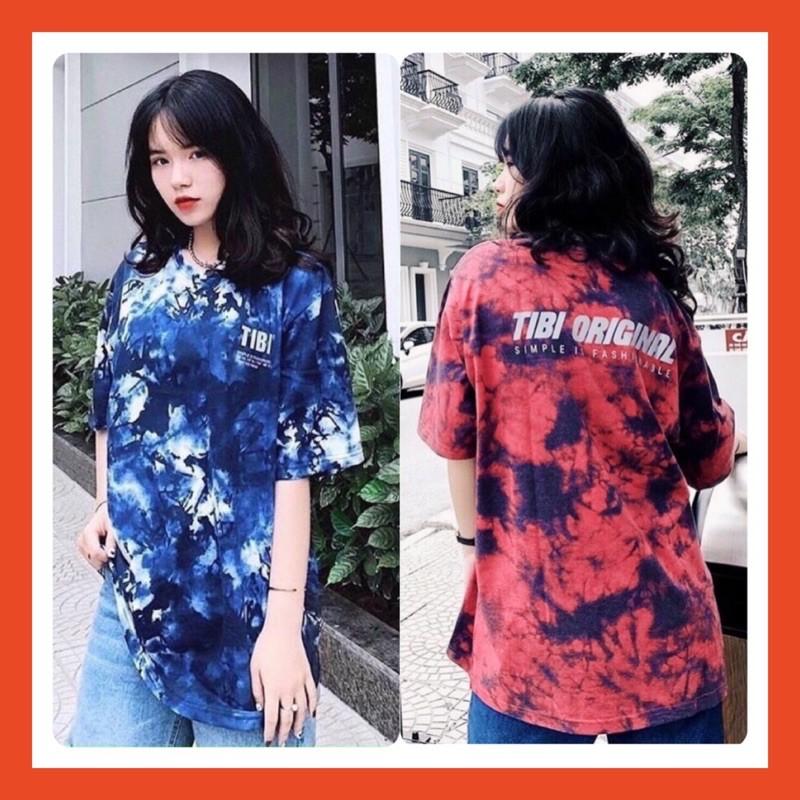 Áo thun nam nữ TIBI form rộng chất thun dày dặn co giãn siêu chất