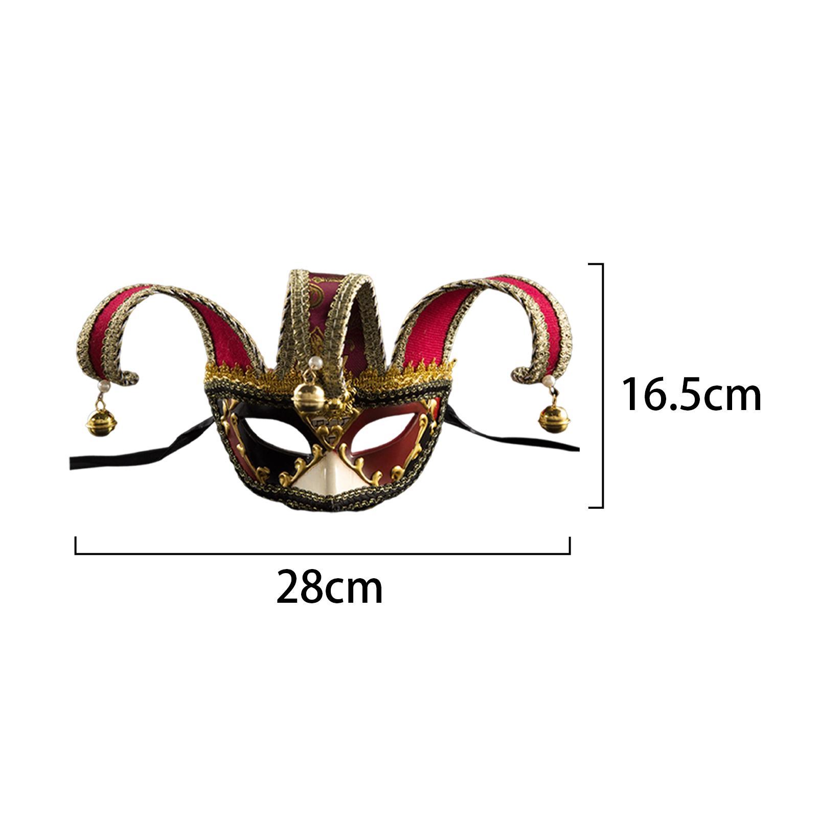 Half Face Mask Costume Cosplay Masquerade Mask Mask for Mardi Gras, Halloween, Party, Festival, Carnival Accessory