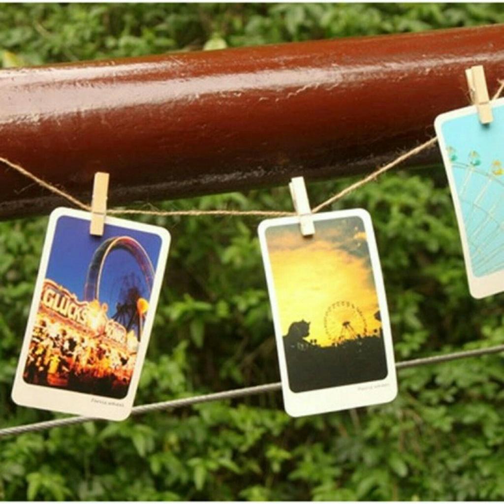 Kẹp Gỗ Treo Ảnh Trang Trí Sinh Nhật Noel Giáng Sinh Trang Trí Phòng Ngủ Bàn Học Lễ Tết H093