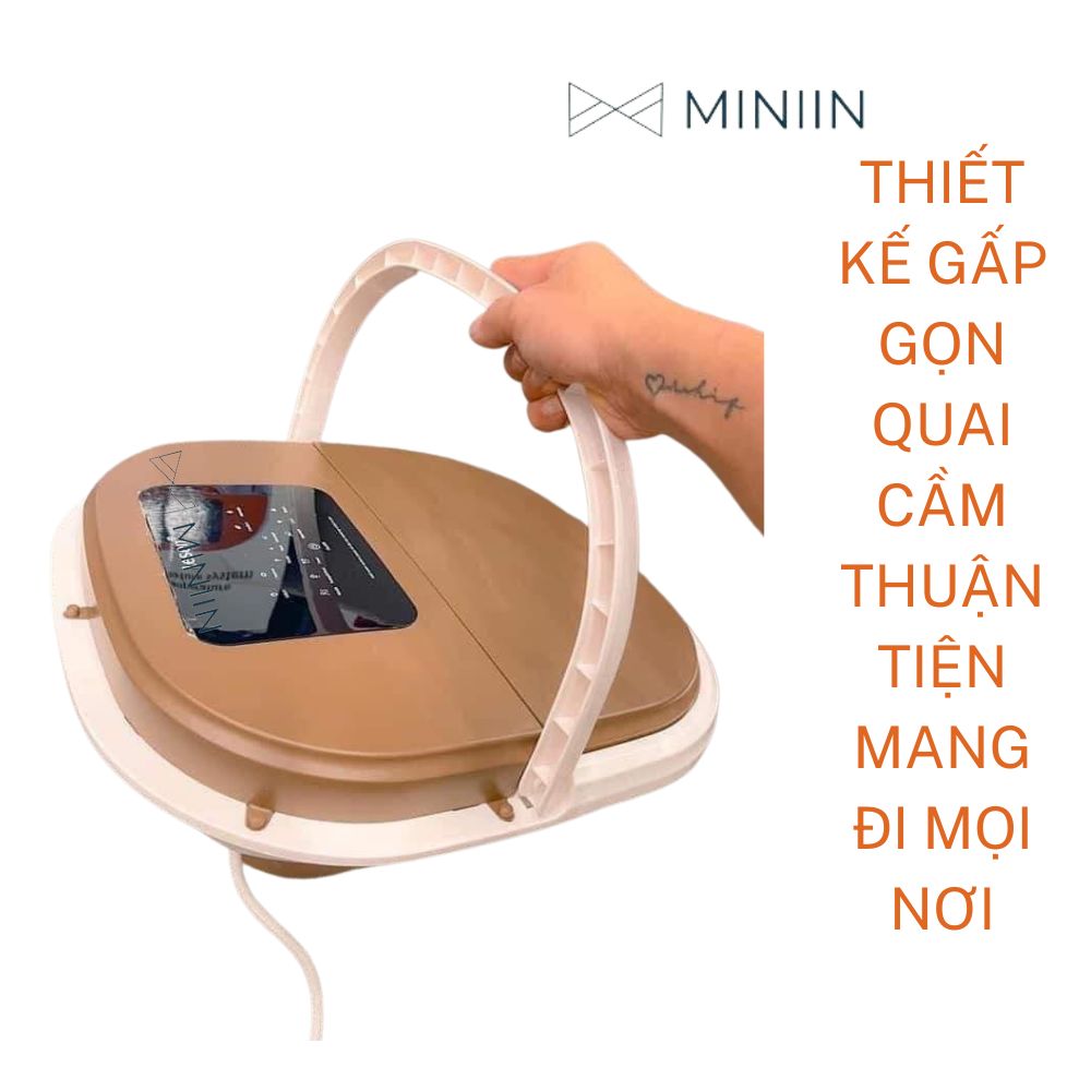 Bồn Ngâm Chân Massage  Gấp Gọn , Máy Ngâm Chân Massage Chân - Cải Thiện Giấc Ngủ Cho Gia Đình - HÀNG LOẠI 1- CHÍNH HÃNG MINIIN