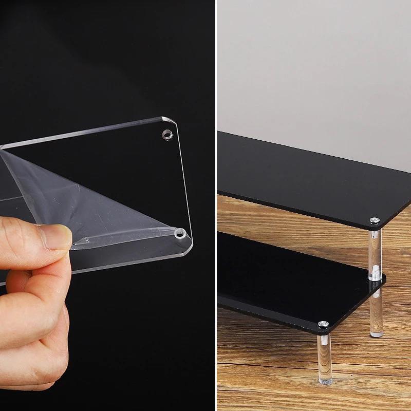Acrylic Kệ mica trưng bày sản phẩm, mô hình, nước hoa, nước Sơn . - 5 tầng