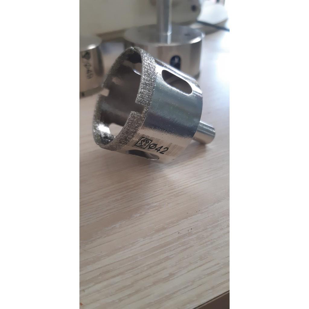 Mũi khoét kính/ mũi khoan lỗ mạ kim cương 42mm-60mm
