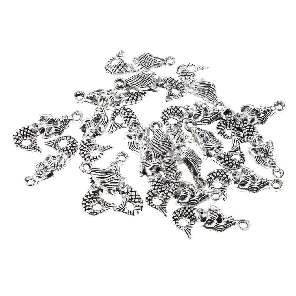 20 Pieces DIY Moon Star Sun Charms Pendant Findings Beads Jewelry Making Crafts