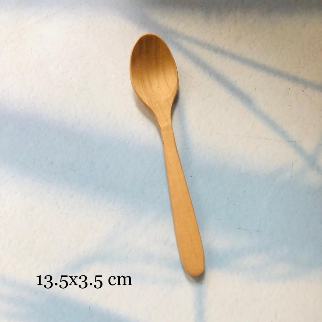 Thìa/Muỗng Gỗ Nhỏ Xinh, Thìa Ăn Chè, Soup, Nhiều Cỡ, Phụ Kiện Bàn Ăn, Chụp Ảnh Decor