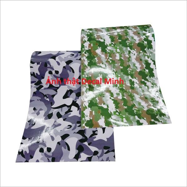 Decal Rằn Ri (Camo) Hiện Đại - Thời Trang Chống Nước 100