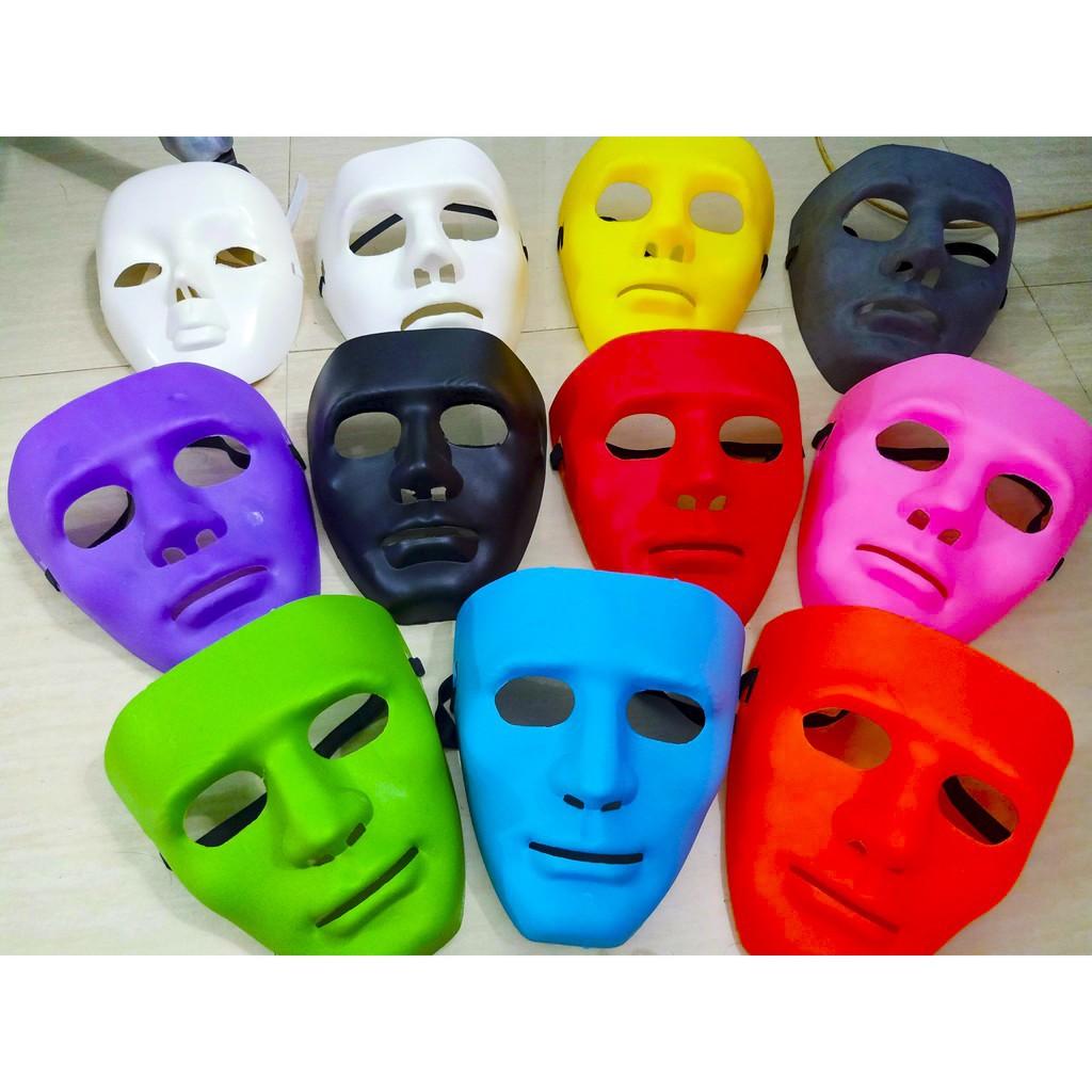 Mặt Nạ Jabbawockeez Mặt Nạ Cosplay Mặt Nạ Hóa Trang Màu Trắng i49 Hàng nhập khẩu