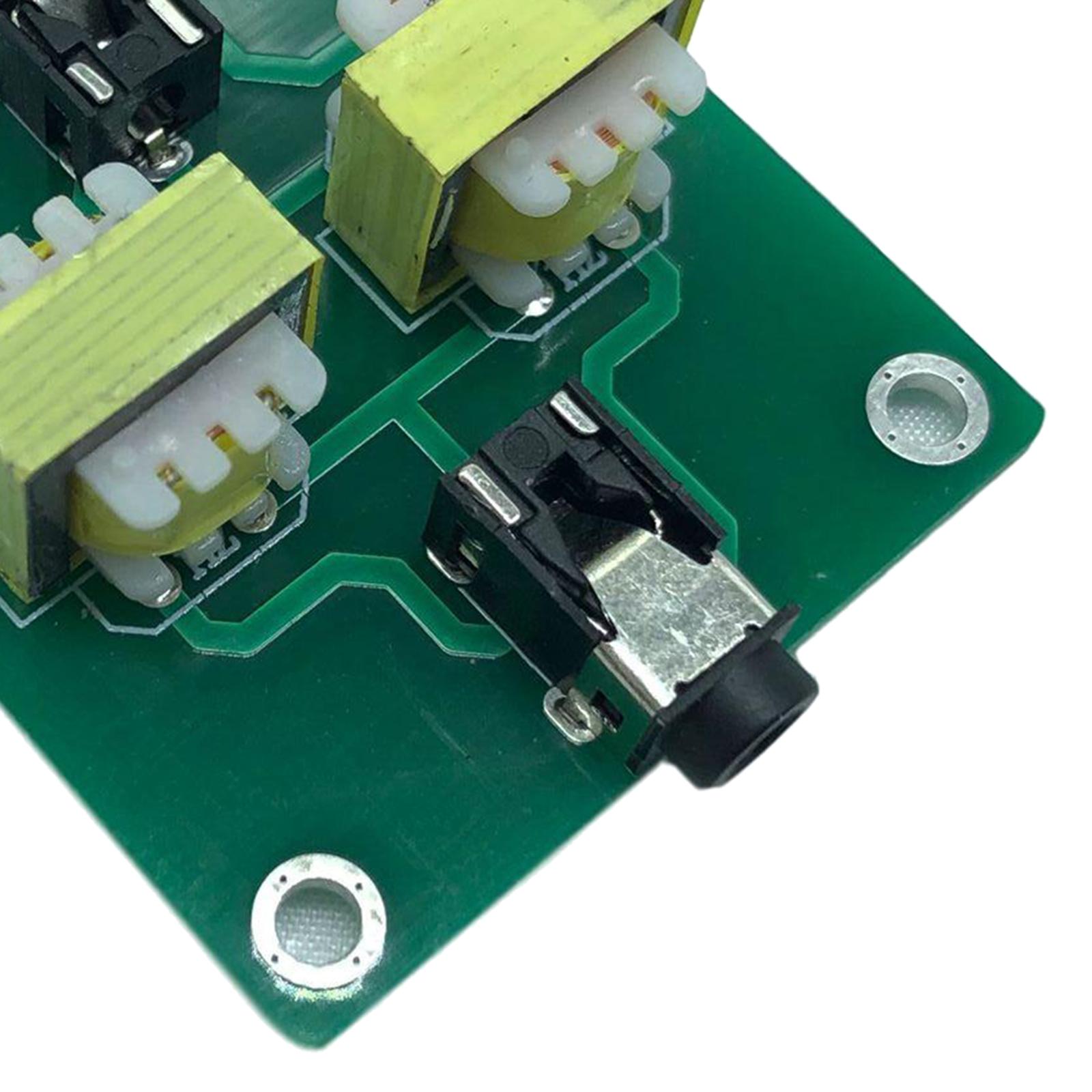 1pc Common Ground Audio Stereo Isolator Signal Noise Filter Board Computer Audio High Reducibility