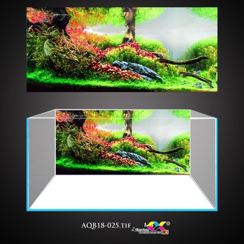 Tranh dán bể thủy sinh siêu đẹp - AQB18-025
