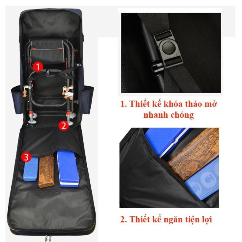 Túi Đựng Cần Và Phụ Kiện Balo Dung Tích Lớn Đựng Ghế Câu Đài Túi Đựng Rọng Câu Xinyunfeng Cao Cấp