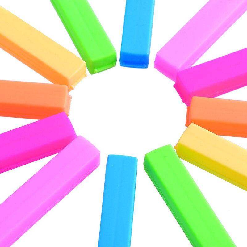 1/5/10pcs Portable New Kitchen Store Food Snacks Seal Closure Pocket Clip Pinch-off Pliers Plastic Tool Closed Clamp Fresh Food