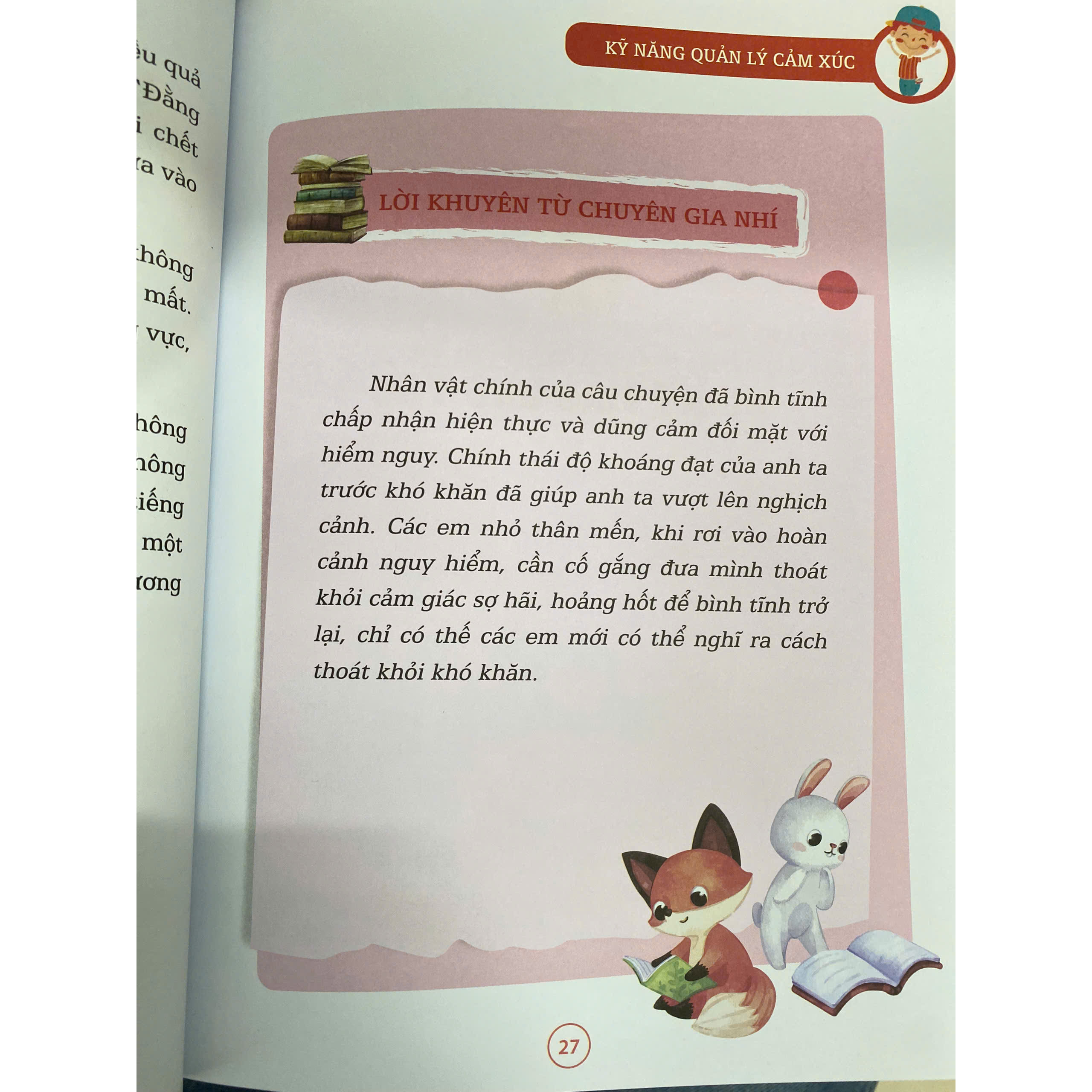 Nhật ký trưởng thành - Kỹ năng quản lý cảm xúc