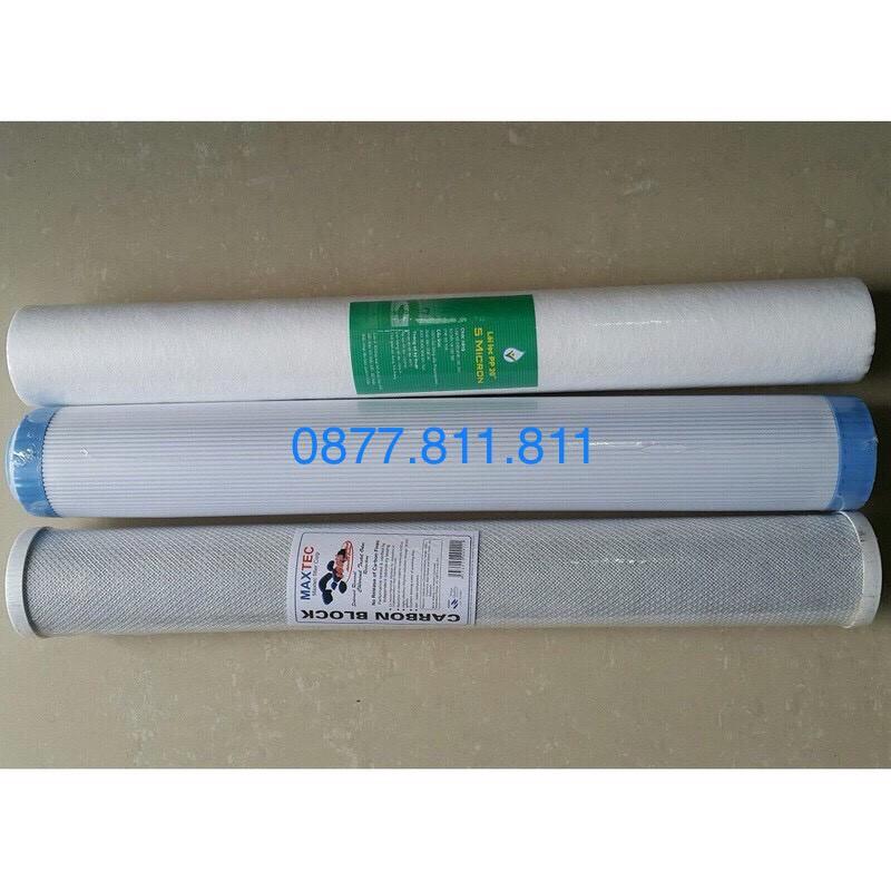 Combo 3 Lõi lọc thô PP 20 inch số 123