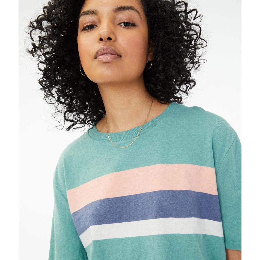 ÁO THUN SỌC CROPTOP XUẤT XỊN