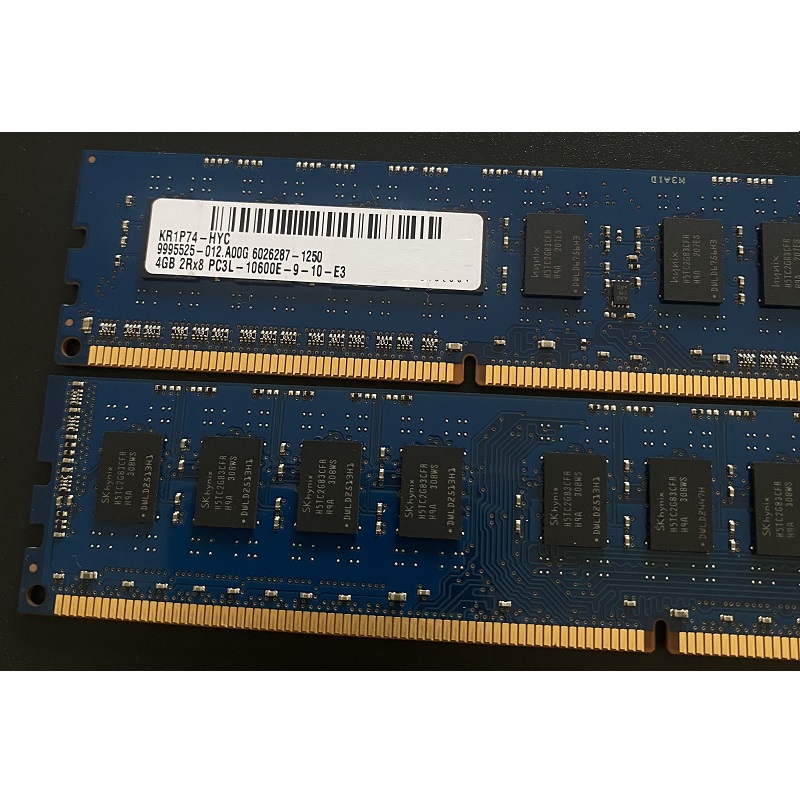 Ram ECC UDIMM (ECC UNBUFFERED) DDR3 4GB bus 1333