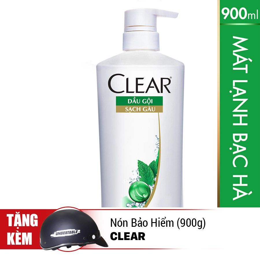 Dầu Gội Clear Mát Lạnh Bạc Hà 630g